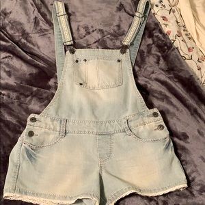 Denim overalls